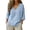 Blue_#04, variant on Linen Tops for Women 2026 Summer V Neck 3/4 Sleeve Gauzy Shirt Casual Loose Gauzy Blouse Beach Boho Tee Shirt,Black M