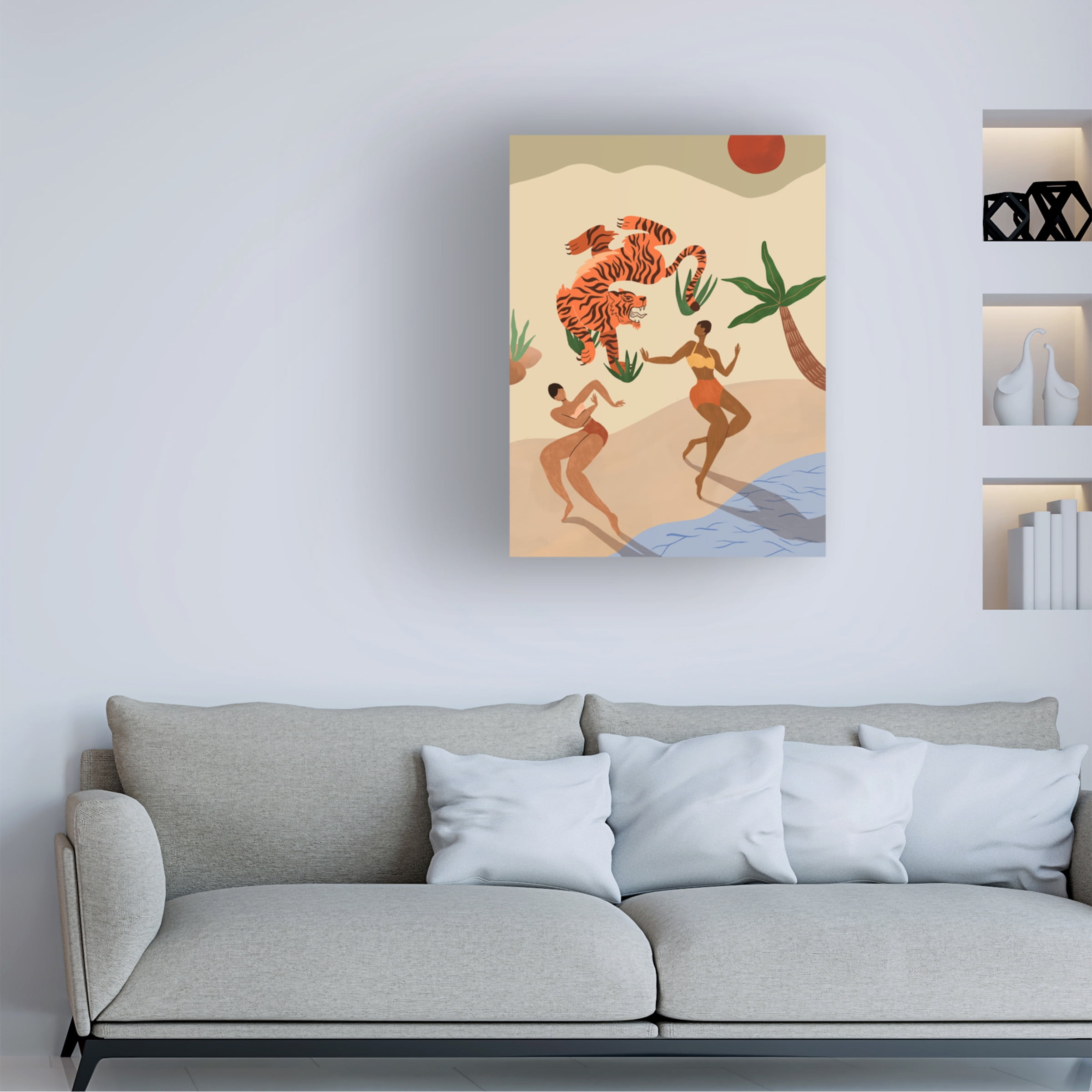 Arty Guava 'Dancing Tiger' Canvas Art