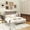 Gray, variant on Queen Size Murphy Bed with Large Drawers and USB,Brushed Gray