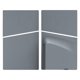 thumbnail image 1 of Carcasa Placa Lateral Frontal Repuesto para Consola Slim Disc Edition (plateada), 1 of 6