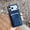 Darkblue, variant on Case for iPhone 14 Pro, with Card Back & Hidden Bracket, Premium PU Leather + TPU Drop Protective Shockproof Ultra Thin Phone Case Cover for iPhone 14 Pro, Gray
