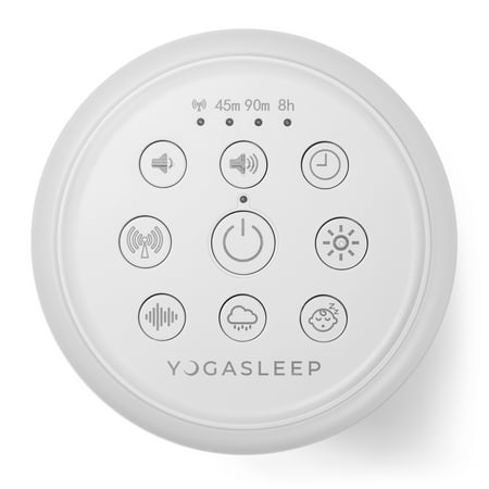 Yogasleep Duet Sound Machine & Night Light with Wireless Speaker - White
