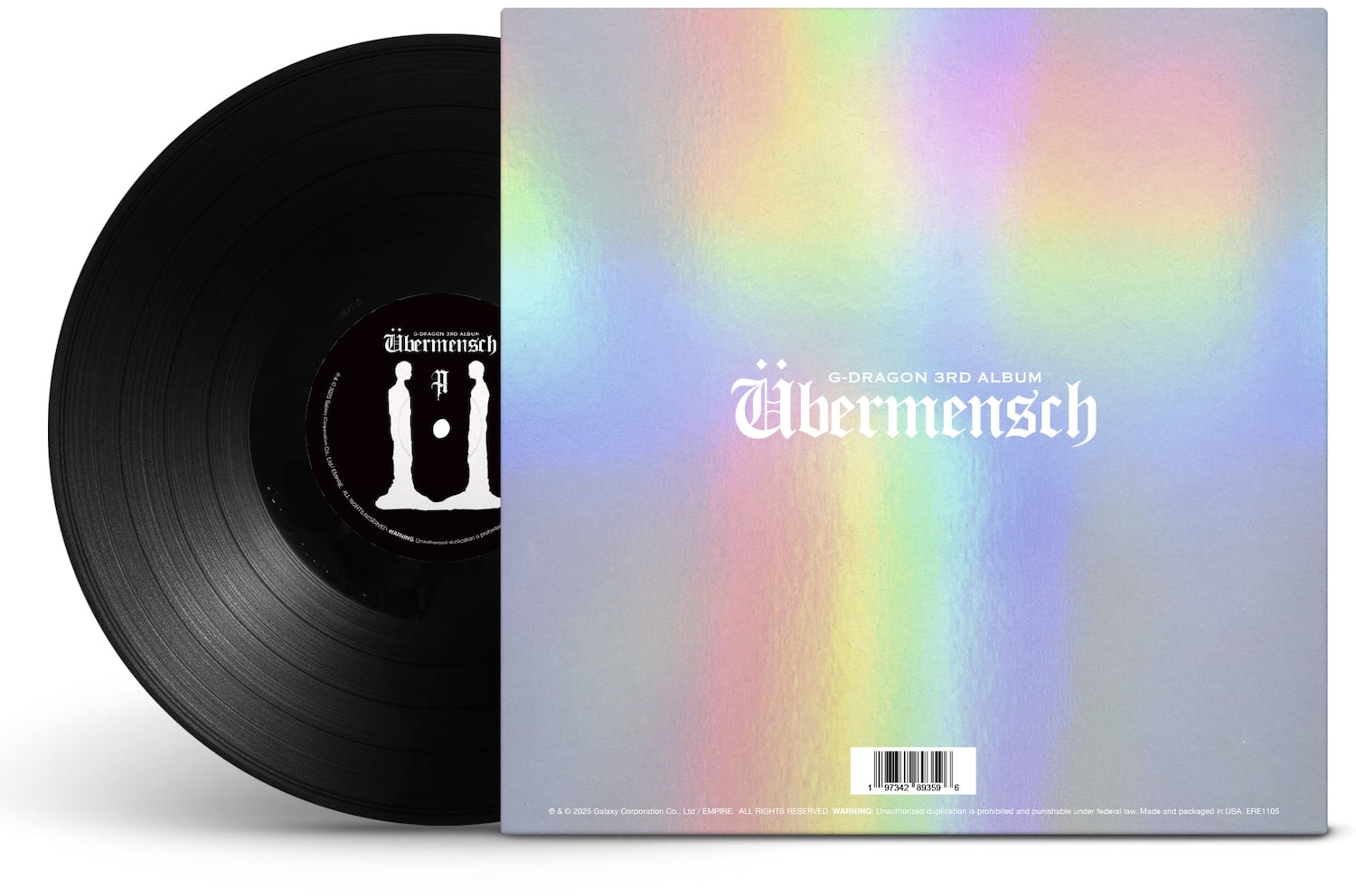 G-Dragon - Ubermensch - Die-Cut Mirrorboard - Music & Performance