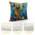 thumbnail image 4 of ONETECH Decorative  Throw Pillowcases Watercolor Lovely Animal Parrot Cute Birds Patten Cushion Pillow Covers for Outdoor/Indoor Couch Pillows Decor, 4 of 5