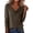 Coffee, variant on Women's Knit Tops - Cowl Neck Long Sleeve Solid Sweater, Casual Pullover Blouse for Everyday Elegant Wear,White S