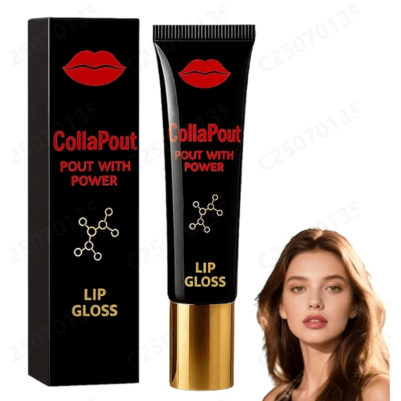 Luxury Lip Gloss, Advanced Lip Booster Serum, Lip Plumper, Hydrating Moisturizing Lip Gel, Reduce Fine Moisturizing Non-Sticky, EverydayLip Care 15g
