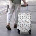 thumbnail image 3 of White Cow Milk Cow Pattern Luggage Cover Fashion Suitcase Cover Baggage Covers Fit 25-28 Inch Luggage (Go Travel), 3 of 5