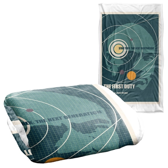 Star Trek The Next Generation Season 5 Episode 19 Silky Touch Super Soft Throw Blanket 36" x 58"