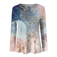thumbnail image 4 of Blusa suelta informal con cuello redondo y manga larga para mujer Fridja  fjkfkj2680, 4 of 4