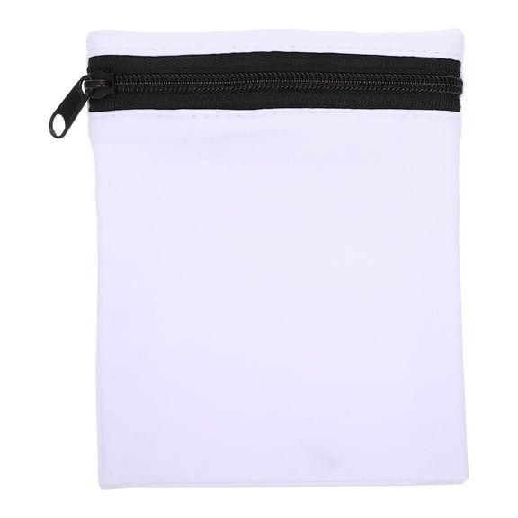 Homoyoyo White Silk Cell Phone Armband with Storage Pocket for Running, Sports, and Outdoor Activities