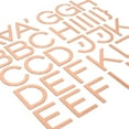 thumbnail image 3 of American Crafts Solid Stickers Rose Gold Foil Large Alphabet - Scrapbooking Embellishments, 3 of 5