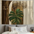thumbnail image 2 of Orinice Palm Tree Sunburst Modern Art Deco Tapestry Wall Hanging Unique Style Graphic Tapestries Home Wall Decor Art for Living Room Bedroom Apartment Farmhouse Dorm 40x60inch, 2 of 6