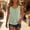 Army Green, variant on Vivianyo HD Women's Striped Button Decor Scoop Neck Sleeveless Tank Top, Casual Summer Vest, Women's Army Green, Sizes S-2XL