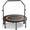 Orange&Black, variant on MERACH 40" Fitness Trampoline with Bar, Foldable Mini Trampoline Rebounder with Bungees, 330 lbs Capacity