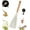 1 * White, variant on 2026 New Cedar and Ash Multifunction Spoon,2-in-1 Long Wooden Matte Silicone Salad Spoon for Mixing, Scoop and Scrape for Kitchen