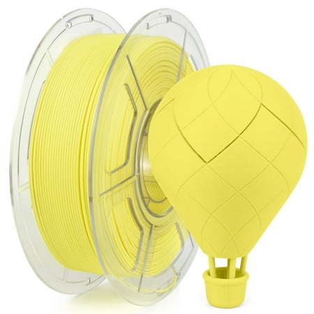 iSANMATE High Speed PLA+ 3D Printer Filament, Lemon Yellow PLA+ Filament 1.75mm Designed for High Speed 30-600mm/s, Fast Printing Speed PLA, Dimensional Accuracy ±0.02mm, 1kg Spool (2.2lbs)