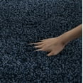 thumbnail image 3 of SAFAVIEH Santa Monica Chelsey Solid Shag Area Rug, Navy, 6'7" x 6'7" Square, 3 of 9