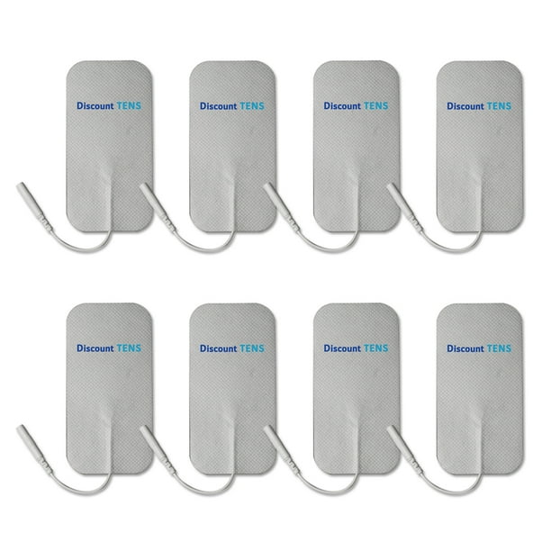 TENS Electrodes Value Wired 2x4 Replacement Pads for TENS Units 8