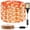 Orange, variant on Plug in Fairy String Lights with Switch, Waterproof 33 Ft 100 LED Copper Wire Firefly Lights for Bedroom, Patio, Garden, Balcony, Dorm, Warm White