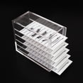 thumbnail image 4 of Caja De Almacenamiento De Pestañas De 5 Capas, Contenedor De Exhibición De Maquillaje, Soporte De Paleta De Pegamento Para Pestañas, Caja Transparente Para Injerto De Pestañas Minnieouse HA014512-00, 4 of 6