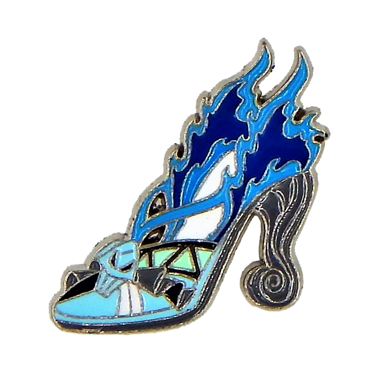 Disney Villain High Heel Pin Set, Queen of Hearts, Captain Hook