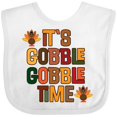 thumbnail image 3 of Inktastic Thanksgiving Gobble Time Turkey Boys or Girls Baby Bib, 3 of 4