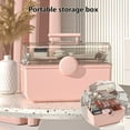 thumbnail image 2 of Pill Storage Box Large Capacity Multi Layers Transparent Lid Storage Pills Storage Box First Aid Case Household Stuff, 2 of 10