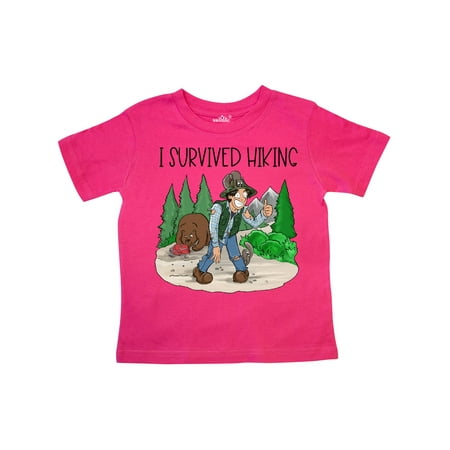 

Inktastic I Survived Hiking Gift Toddler Boy or Toddler Girl T-Shirt