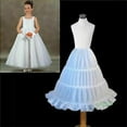 thumbnail image 3 of Enagua de aro Crinolina para niña de Vestido de noche Vestido de fiesta de cumpleaños Zulema 1pc niño crinolina enagua, 3 of 8