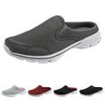 thumbnail image 5 of KELINFONG Ladies Backless Casual Sneakers Slip on Mesh House Slippers Walking Garden Mules Shoes, 5 of 8