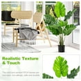 thumbnail image 6 of Costway 4FT Artificial Monstera Deliciosa Plant Palm Tree Indoor Outdoor, 6 of 7
