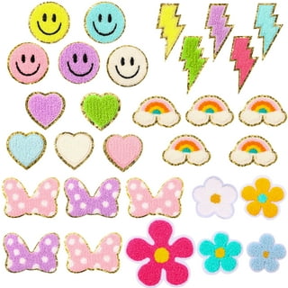 40pcs Cute Girls Iron On Patches Pretty Sewing On Patches Appliques for  Clothes Jackets Hats Backpacks Jeans; Kids Children; Princess Rainbows  Unicorns Flowers Rose Hearts Butterfly Animals DIY Crafts : : Home