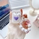 thumbnail image 4 of 3D Love With Chain Colgante Gel Suave Auricular Funda A Prueba De Golpes Para AirPods 1 2 Pro 3 (2021) 2 Earpods Auriculares, 4 of 4