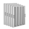 thumbnail image 4 of Heavy-Duty Grease Control – Commercial Range Hood Baffle Filter – 430 Stainless Steel – 4-Groove, Dishwasher Safe, Rust-Resistant – For Restaurant Exhaust System – 5 Pack, 19.5x24.5x1.9in, 4 of 6