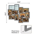 thumbnail image 7 of 12 Opening Photo Frame Family Picture Collage Display Frames 6" X 4" Photo Frame For Wall Decor Gray, 7 of 7