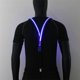 thumbnail image 5 of 2x Cinturones luces LED para hombre para despedida de Hugo Tirantes brillantes, 5 of 10