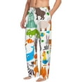 thumbnail image 2 of Bingfone Animals Mens All Over Print Sleep Pajama Pants-Xx-Large, 2 of 9