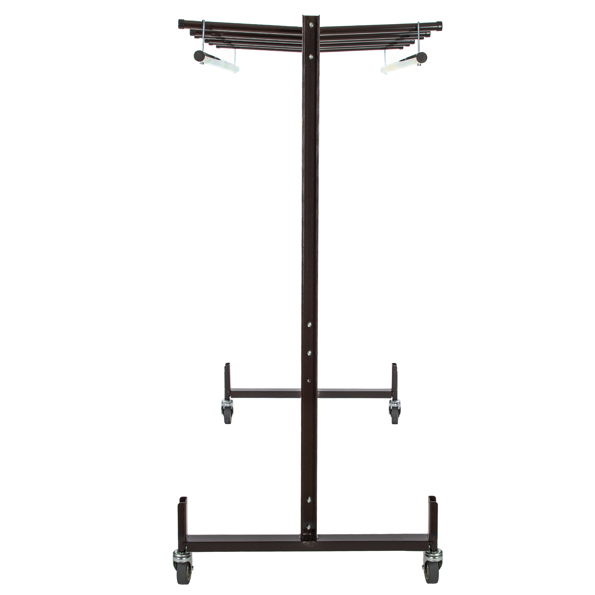 Hampden Furnishings Preston Table, Chair & Coat Rack Storage Cart with Checkerette Bars
