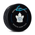 thumbnail image 1 of Easton Cowan Signed Toronto Maple Leafs Official Game Puck, 1 of 2