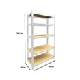 thumbnail image 2 of Estante Anaquel Organizador Metal 5 Niveles Hogar Oficina OFFICE TECHE EST01, 2 of 8
