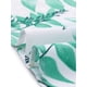 thumbnail image 5 of Blusa de vacaciones de verano de mujer plus size Agnes Orinda con estampado floral, cuello en V atado y mangas cortas con volantes 2X blanca y verde, 5 of 6