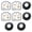 Repair Kit,Diaphragm, variant on OEM Grade Carburetor Rebuild Kit Compatible with 1981-1984 Honda CBX400F 400cc Keihin Carb Replaces 16010-346-305