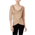 thumbnail image 2 of Blusa de punto I-N-C metálica para mujer XS, 2 of 2