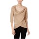 thumbnail image 2 of Blusa de punto I-N-C metálica para mujer XS, 2 of 2