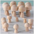 thumbnail image 2 of 10 Pcs Décorations de Champignon en Bois Accessoires de Champignon, 2 of 8