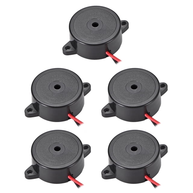 Unique Bargains 5 Pcs DC 3-24V Active Electronic Buzzer Alarm Sounder Continuous Beep Speaker