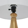 thumbnail image 5 of CosmoLiving by Cosmopolitan 21" White Table Lamp with White Linen Shade, 5 of 11