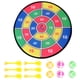 thumbnail image 3 of FELTECHELECTR 1 juego de dardos de seguridad, juguete de práctica con diana adhesiva, juguete interactivo para disparar, suministros para juegos de fiesta (30 cm, 6 dardos y 6 bolas adhesivas)., 3 of 6