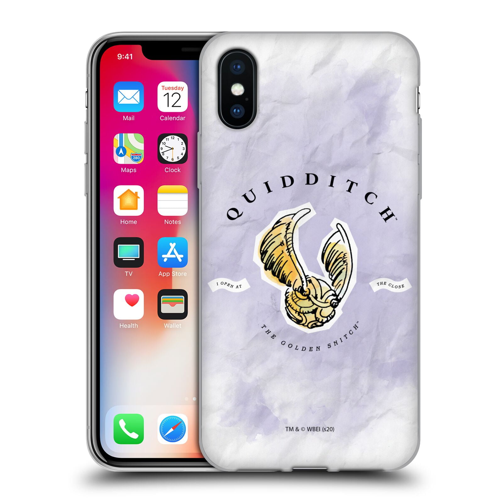 Head Case Designs Officially Licensed Harry Potter Deathly Hallows Xvii Quidditch Golden Snitch Soft Gel Case Compatible With Apple Iphone X Iphone Xs Walmart Com Walmart Com