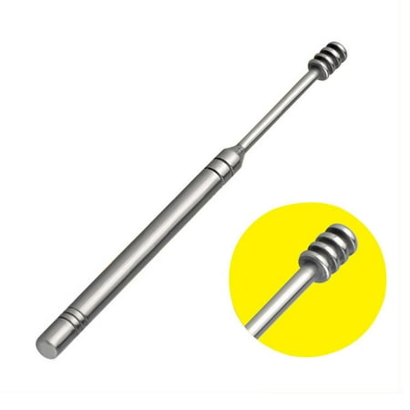 BEAD BEE 1pc Stainless Steel Ear spring screw dig ear Clean Ear Wax Remover Ear (Best Way To Clear Your Ears Of Wax)
